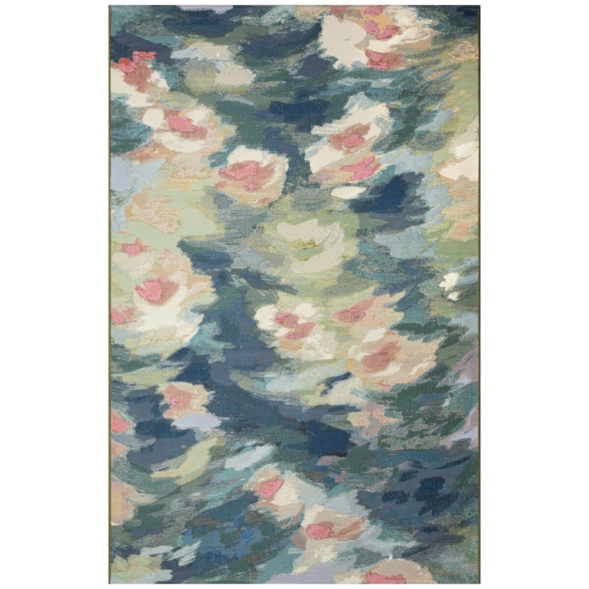 Liora Manne Marina Watercolor Pond Indoor Outdoor Area Rug Liora Manne