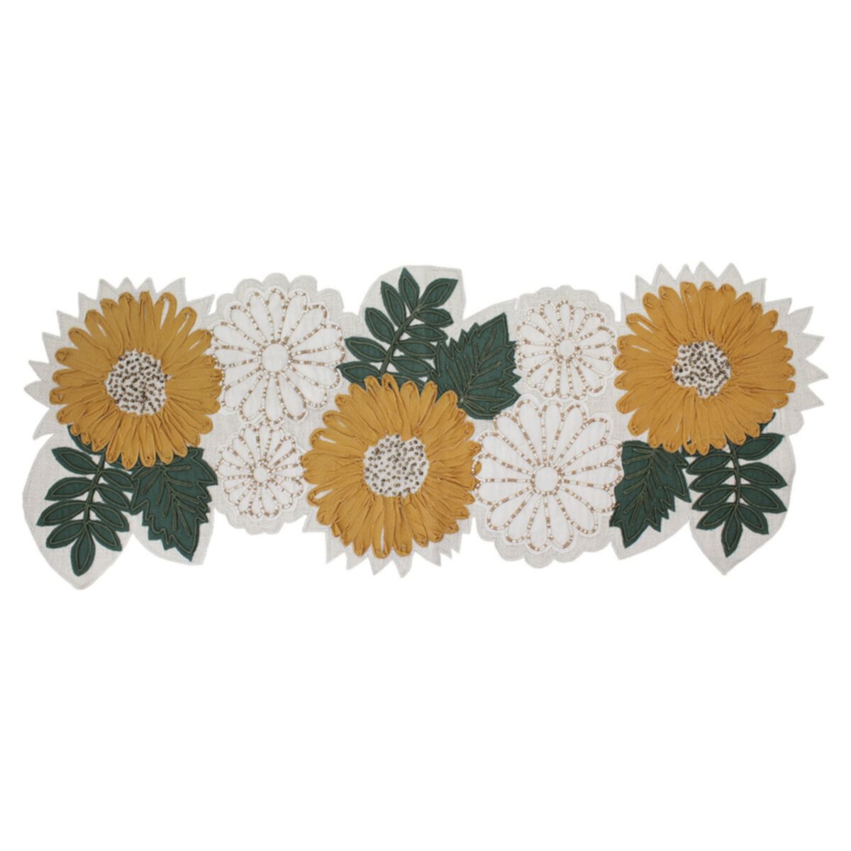 Celebrate Together™ Fall Embellished Burlap Sunflower Table Runner Celebrate Together