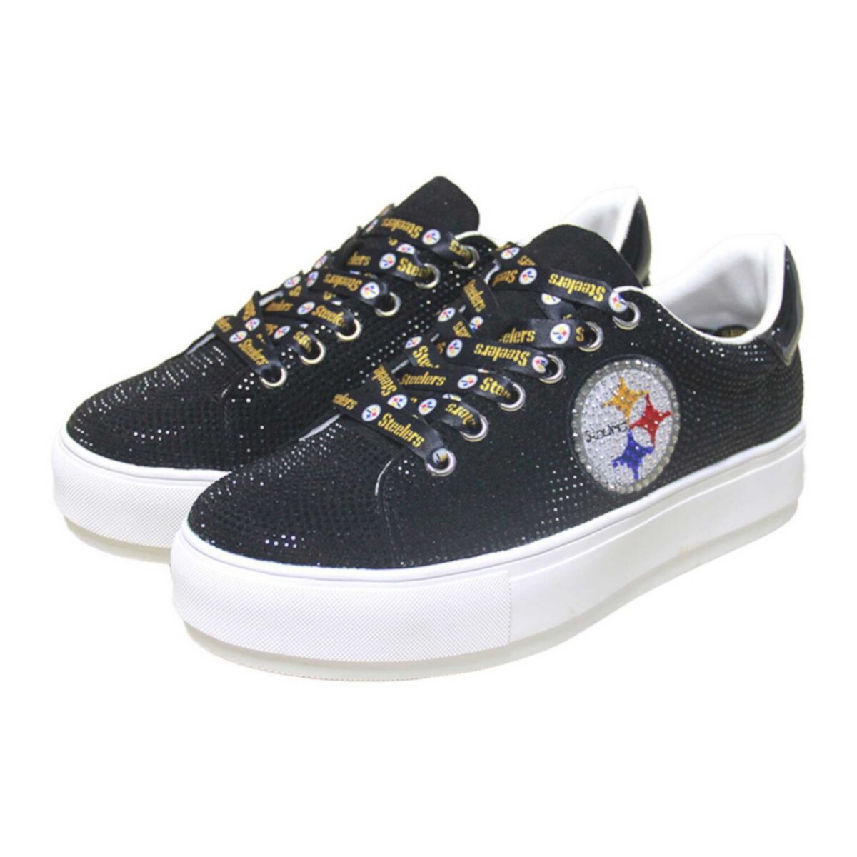 Женские Повседневные кроссовки Cuce Снеakers Pittsburgh Steelers Crystal Cuce