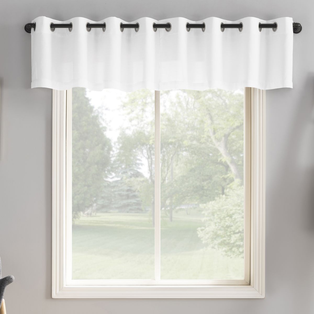 The Big One® Matthew Textured Casual Grommet Single Curtain Valance The Big One