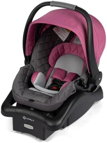 Safety 1ˢᵗ® onBoard™ Insta-Latch™ DLX Infant Car Seat with Base, Baby Car Seat for 4-30 lbs., Rear Facing Car Seat, Beach Rose Safety 1st