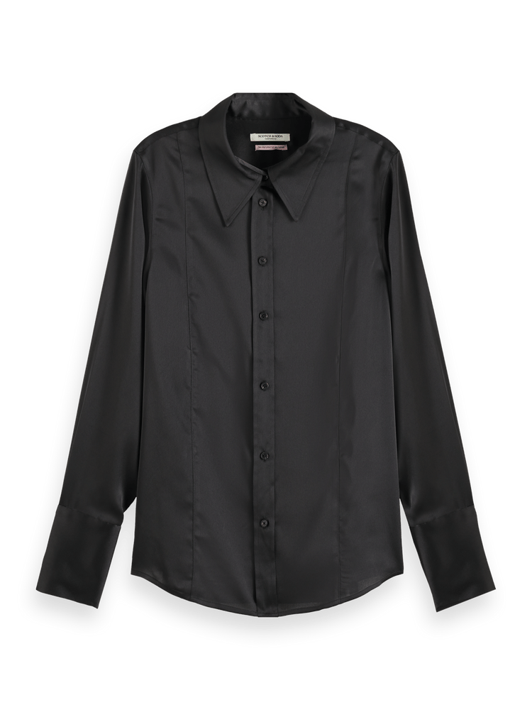 Женская Классическая рубашка Scotch & Soda Essentials — Satin Shirt Scotch & Soda