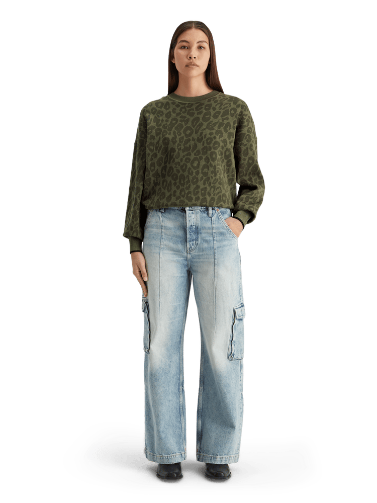 Пуловер Scotch & Soda с милитаристским жаккардом, 50% хлопка, удобный Scotch & Soda