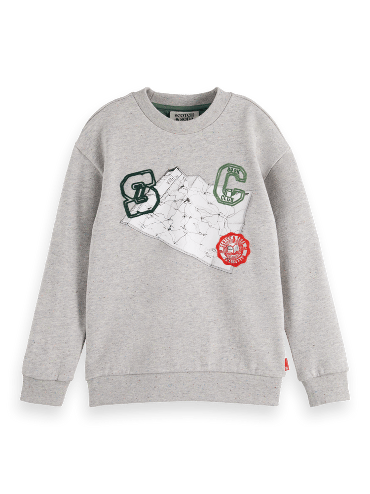 Толстовка Scotch & Soda Relaxed Fit Artwork Scotch & Soda