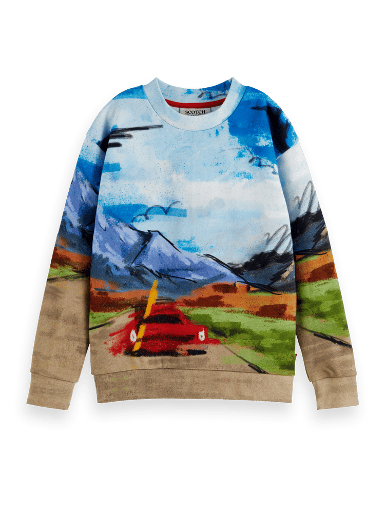 Толстовка Scotch & Soda Relaxed Fit Scenery Scotch & Soda