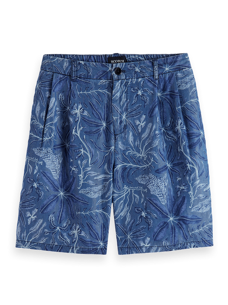 Стильные шорты с цветочным принтом от Scotch & Soda из легкого материала чино Scotch & Soda