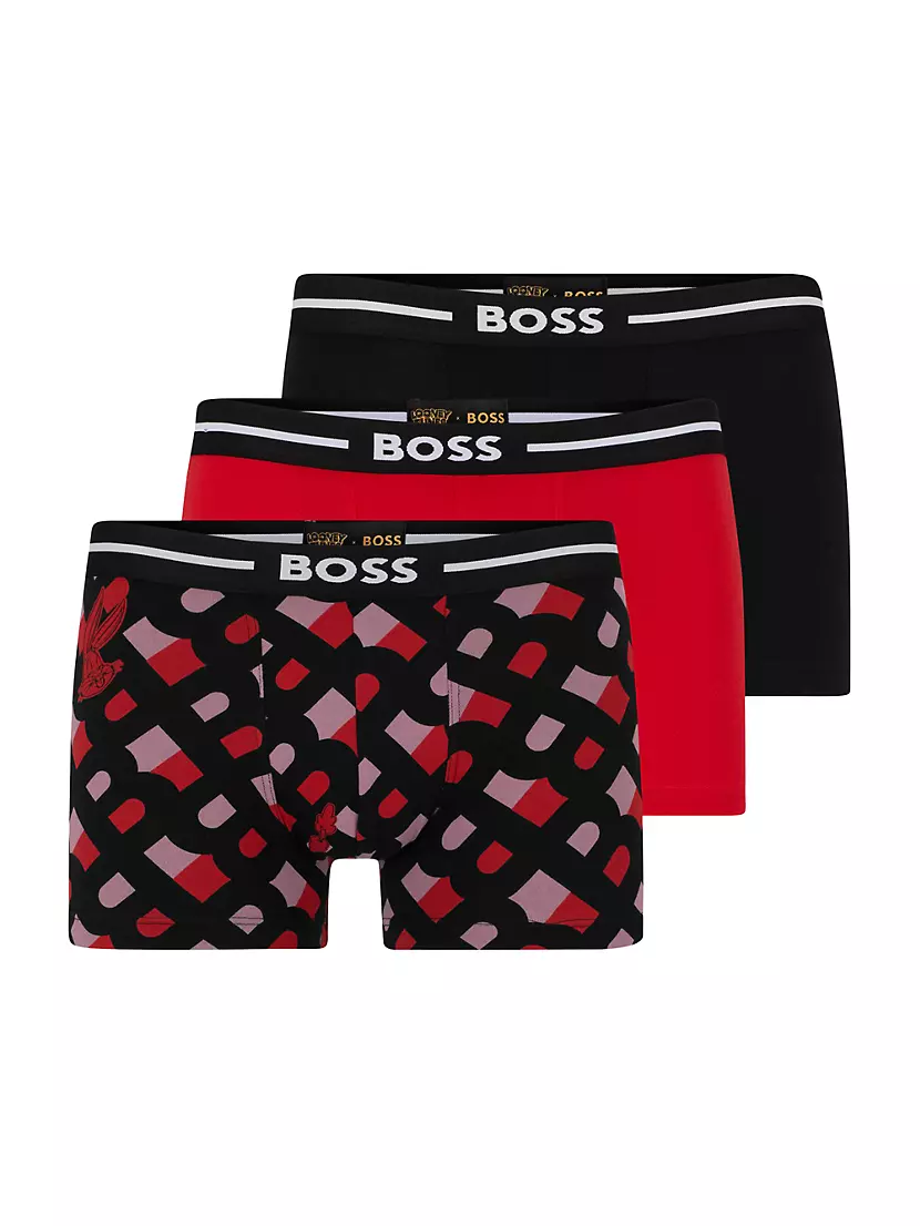  Трусы BOSS Логотип 3-Pack BOSS