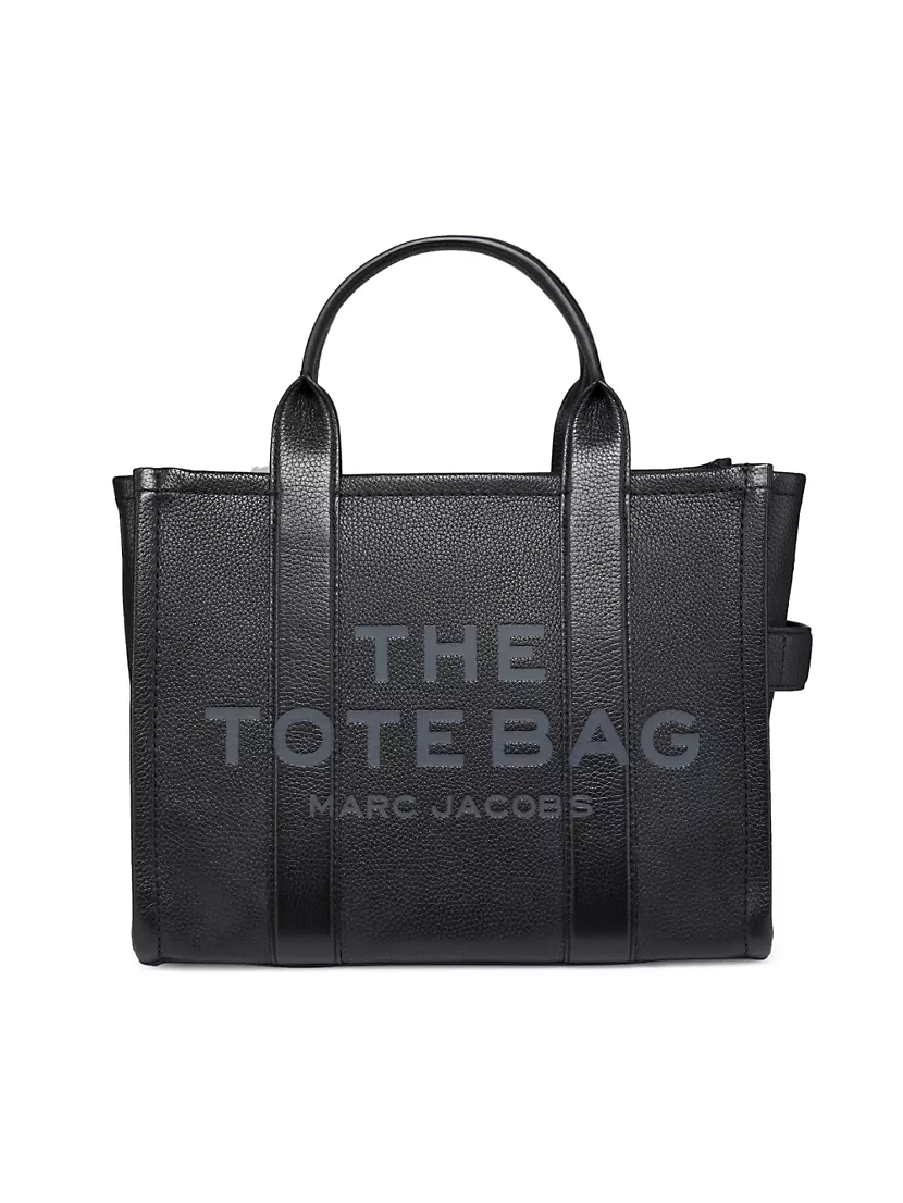 The Leather Medium Tote Marc Jacobs