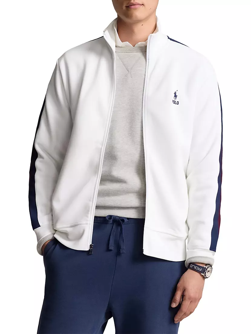 Мужская Повседневная куртка Polo Ralph Lauren Colorblock Knit Track Polo Ralph Lauren