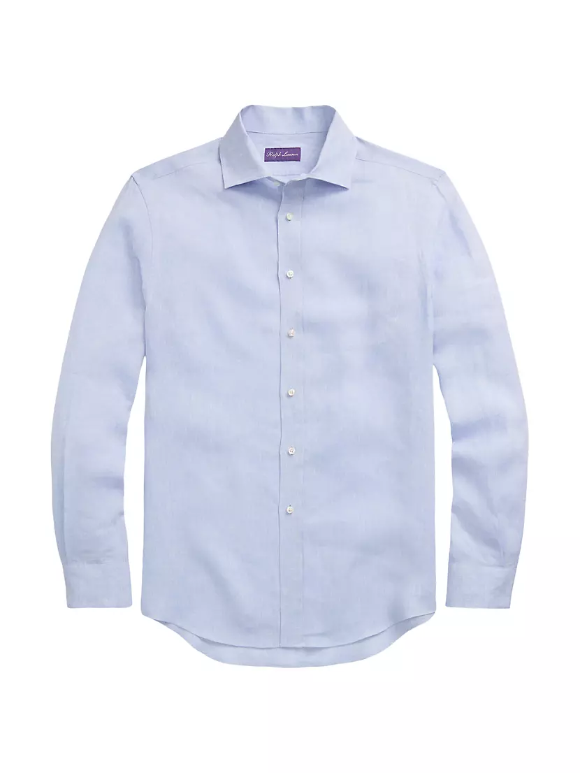  Повседневная рубашка Ralph Lauren Chambray Linen Long-Sleeve Ralph Lauren