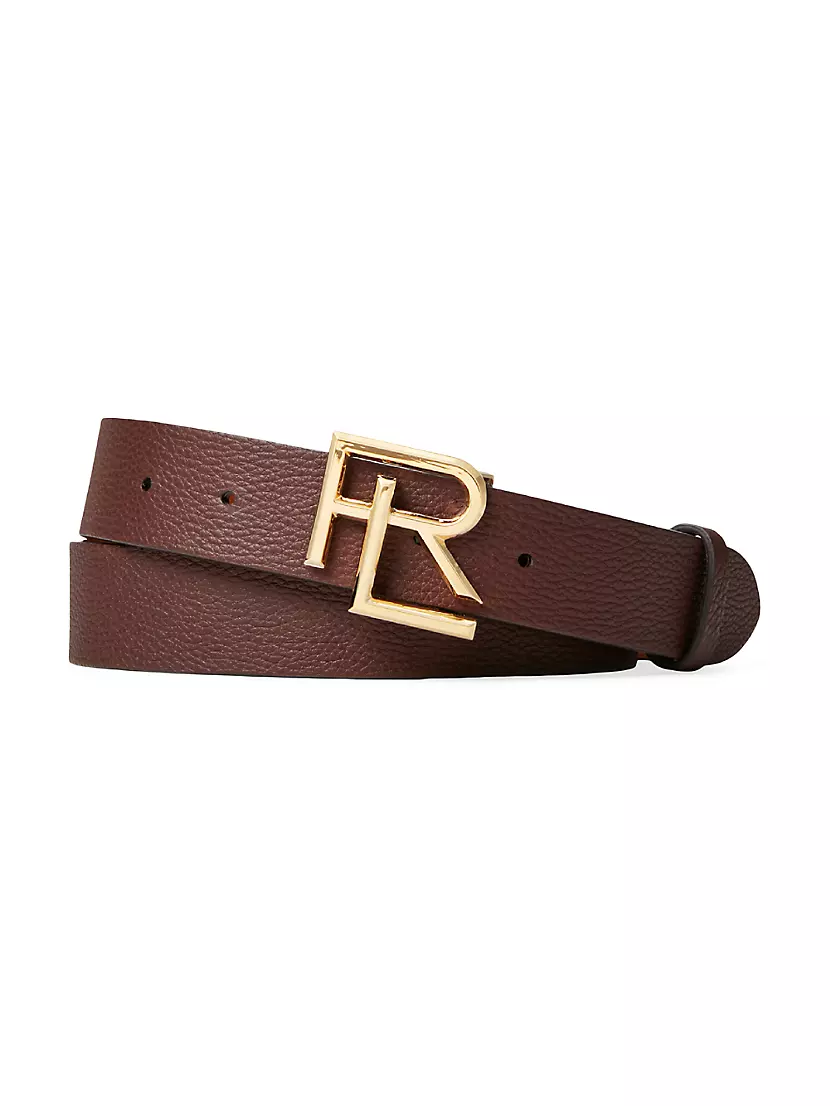 Ремень Ralph Lauren Stacked Logo Leather Ralph Lauren