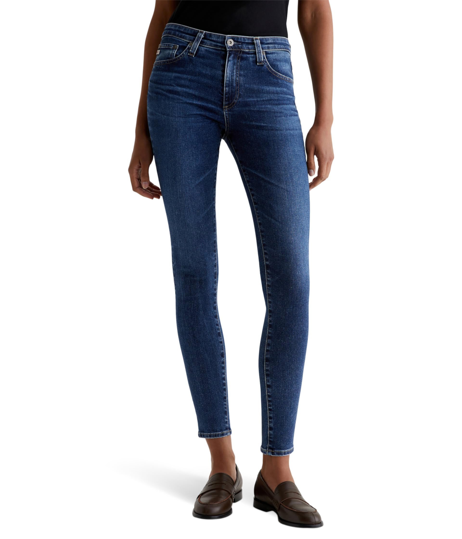 Женские Джинсы skinny AG Jeans Farrah Mid Rise AG Jeans