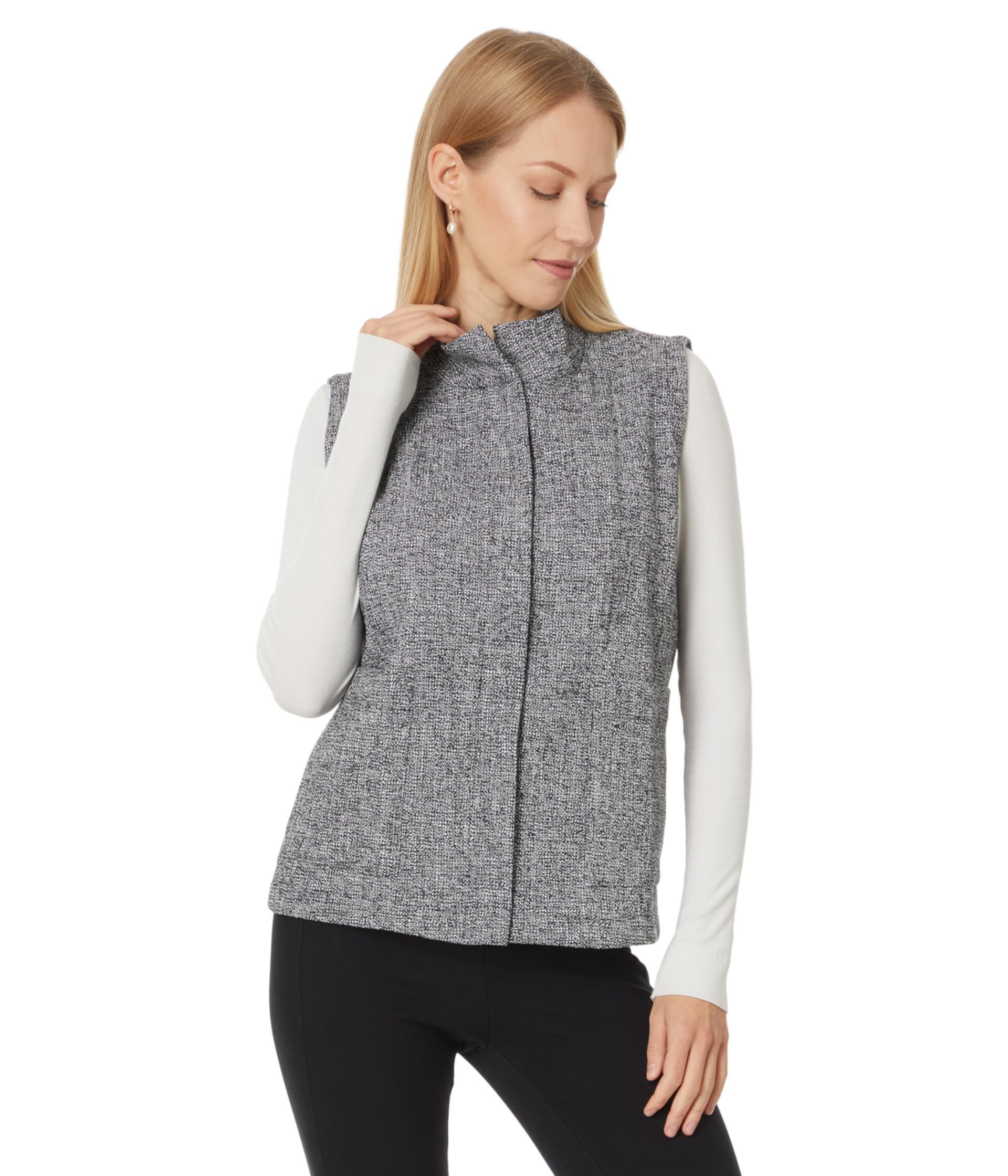 Женская Повседневная рубашка Eileen Fisher Stand Collar Vest Eileen Fisher