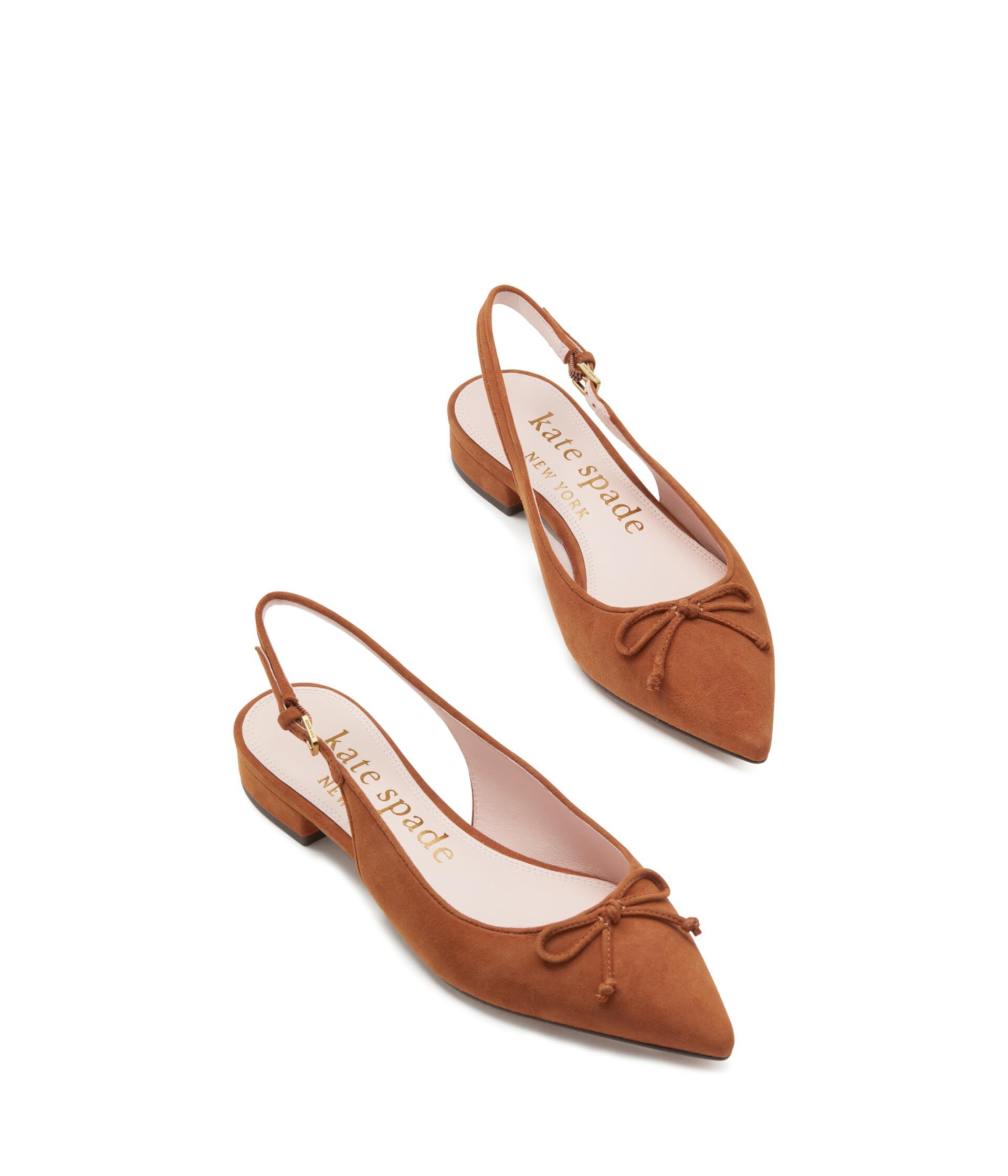 Туфли Veronica Flat от Kate Spade New York: кожаный верх, низкий каблук Kate Spade New York