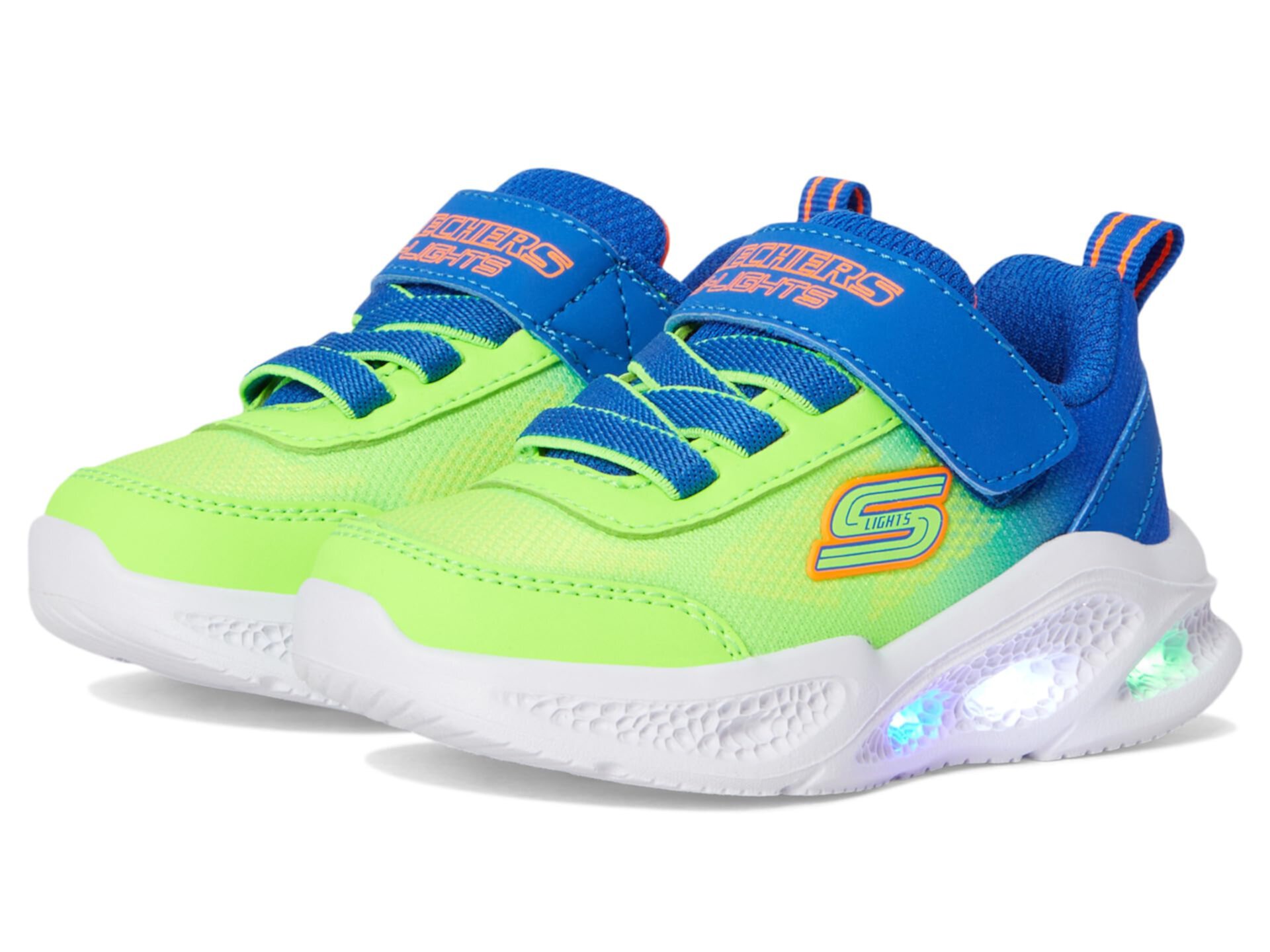 Кроссовки SKECHERS Meteor-Lights-Krendo для малышей с амортизацией и светоотражающей подошвой Skechers Kids