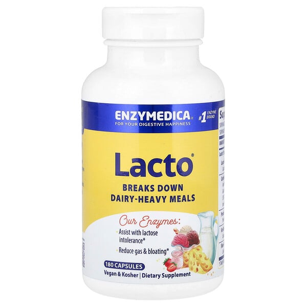 Lacto®, 180 Capsules (Капсулы) Enzymedica