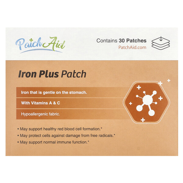 Iron Plus Patch , 30 Patches PatchAid