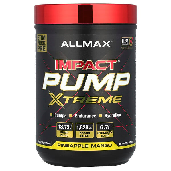 Impact™ Pump Xtreme, Pineapple Mango, 1.02 lbs (465 g) ALLMAX