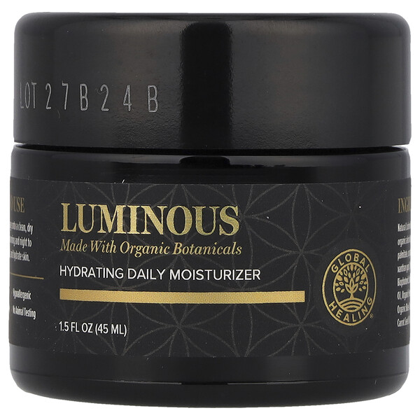 Luminous, Hydrating Daily Moisturizer , 1.5 fl oz (45 ml) Global Healing