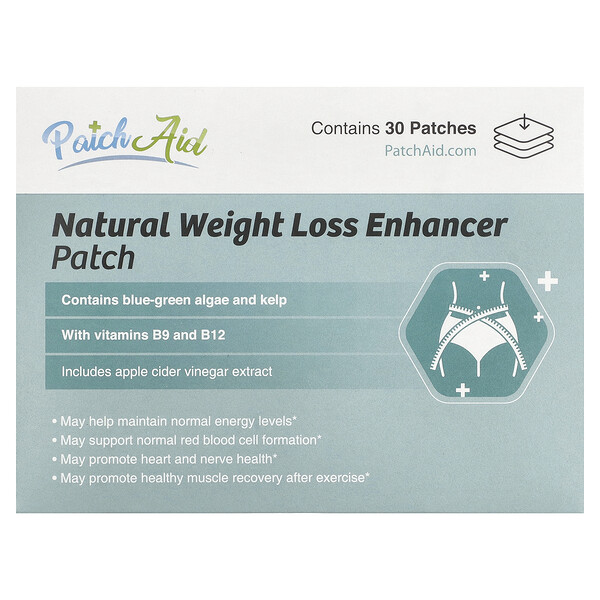 Natural Weight Loss Enhancer Patch , 30 Patches PatchAid