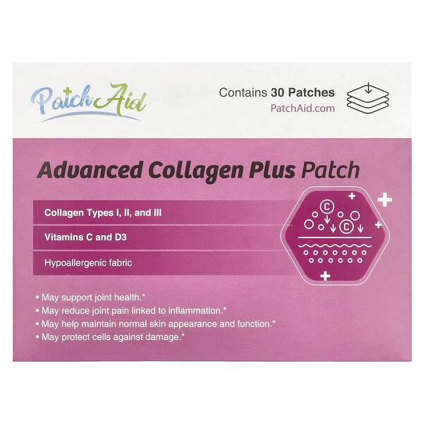 Advanced Collagen Plus Patch , 30 Patches PatchAid