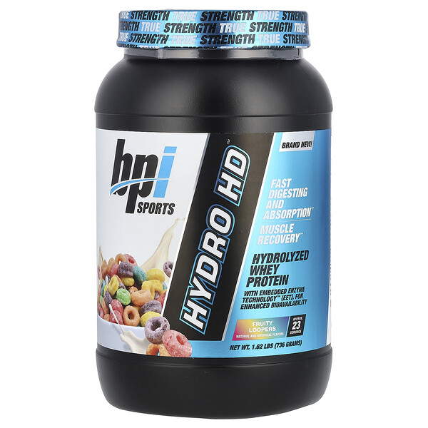 Hydro HD™, Hydrolyzed Whey Protein, Fruity Loopers, 1.62 lbs (736 g) BPI