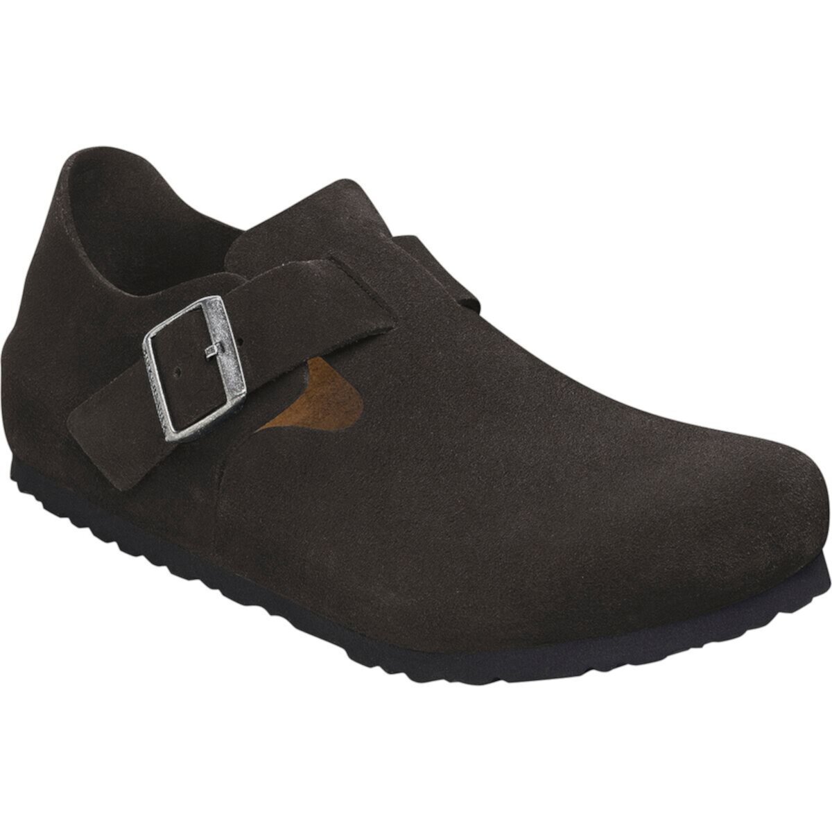 Закрытые замшевые сандалии Birkenstock London с поддержкой свода стопы Birkenstock