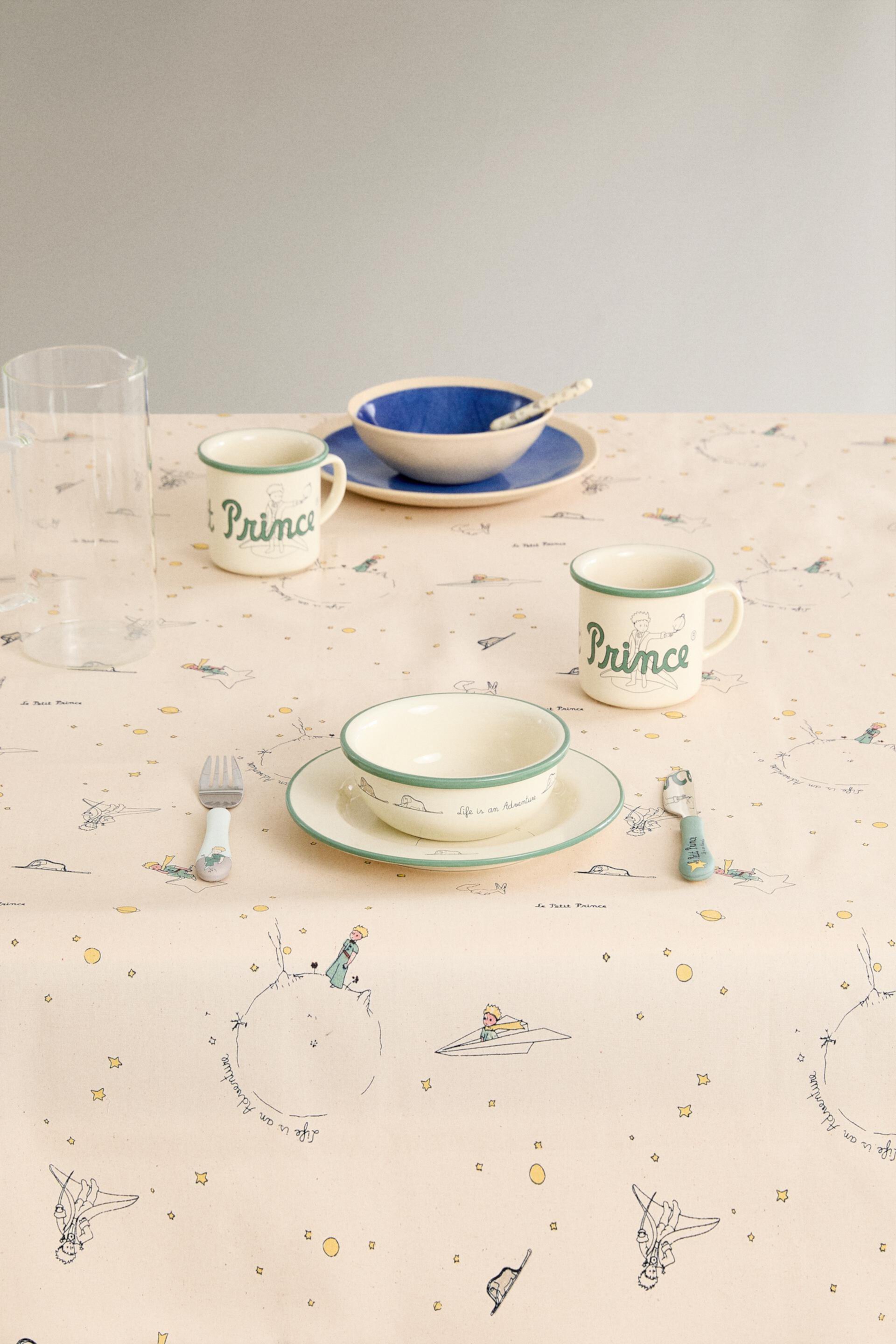 LE PETIT PRINCE CHILDREN’S RESIN-COATED TABLECLOTH ZARA