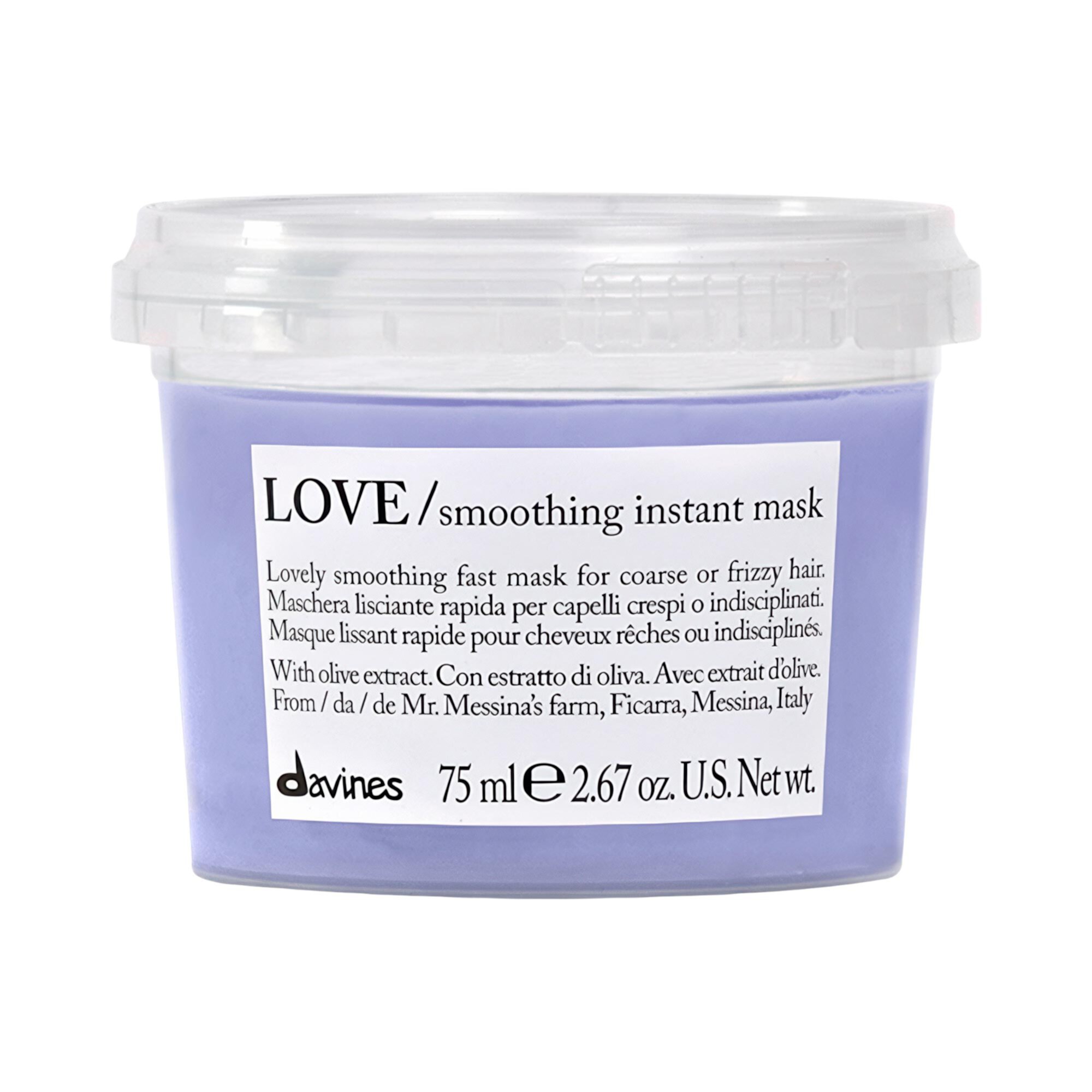 LOVE Smoothing Instant Hair Mask for Frizzy Hair Davines