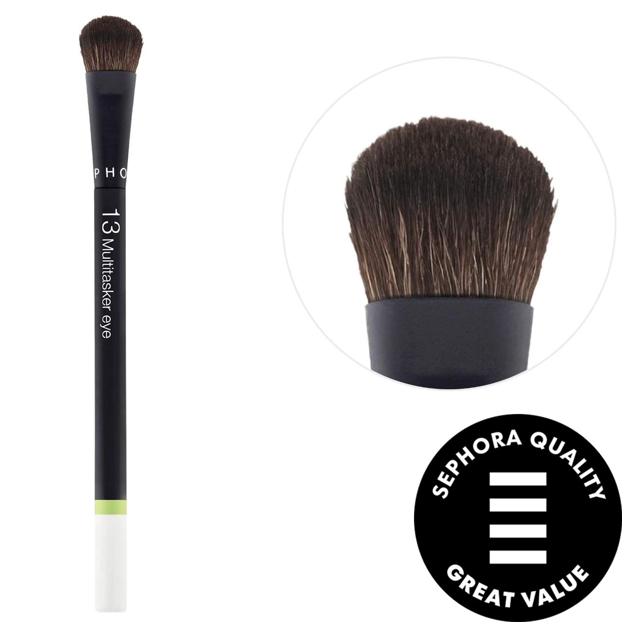 Универсальная кисть для глаз Essential Brush-13 с синтетическим ворсом, подходит для всех текстур Sephora Collection