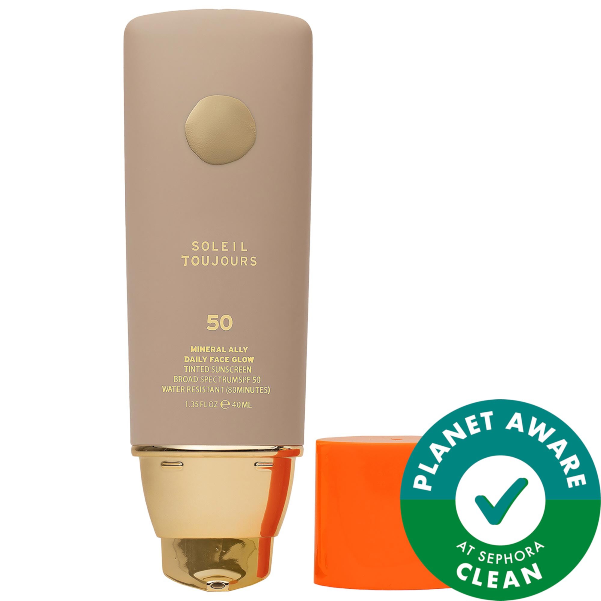 Face Glow Tinted Moisturizer Mineral SPF 50 with Vitamin C Soleil Toujours