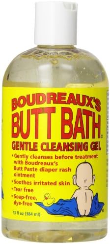 Boudreaux's Butt Bath Gentle Cleansing Gel, 13 Ounce Boudreaux's Butt Paste