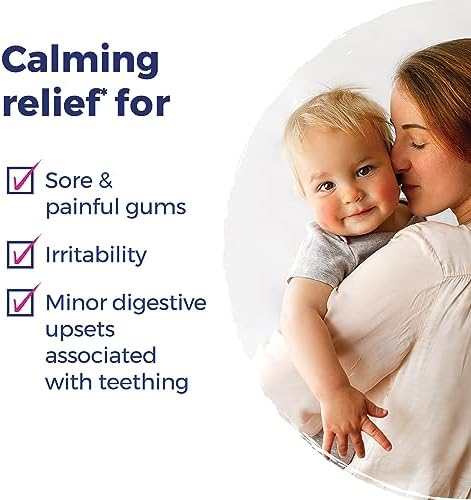 Boiron Camilia Teething Drops (Капли) for Daytime and Nighttime Relief of Painful or Swollen Gums and Irritability in Babies - 15 Count Boiron