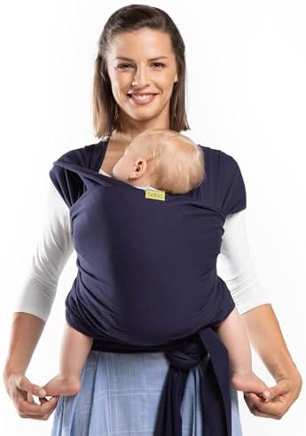 Boba Baby Wrap Carrier Newborn to Toddler - Stretchy Baby Wraps Carrier - Baby Sling - Hands-Free Baby Carrier Wrap - Baby Carrier Sling - Baby Carrier Newborn to Toddler 7-35 lbs (Sage Green) Boba