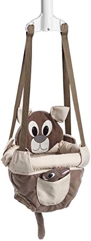 Evenflo Exersaucer Johnny Jumper Featuring Easy-to-Use Clamp Attachment for Quick and Tool-Free Set Up and Adjustable Straps to Customize the Height for Your Child, Roo Evenflo