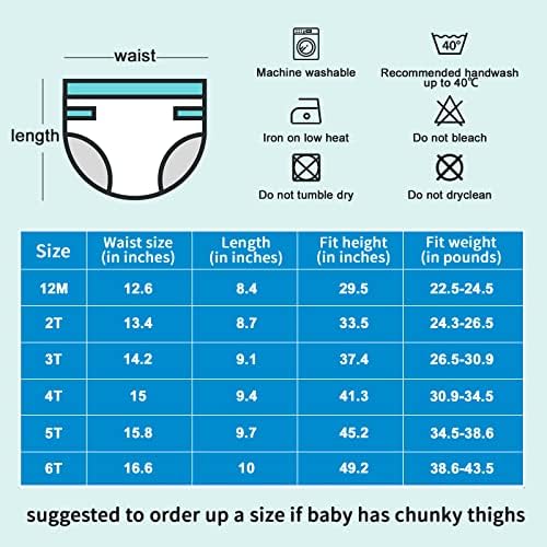 MooMoo Baby Training Underwear 4 Packs Absorbent Toddler Potty Training Pants for Boys and Girls-Cotton Animal Print 2T-6T MooMoo Baby