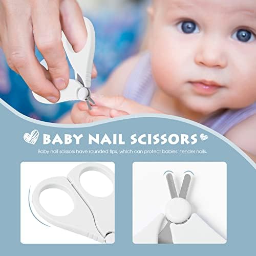 Baby Nail Clippers Set for Newborn,Infant Nail kit for New Parents Gift Facewegen