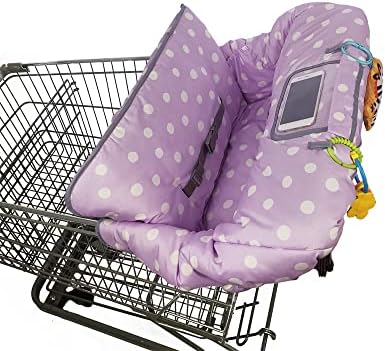 Shopping Cart Cover for Baby boy Girl, Multi-in-1 Cart Covers for Babies, Soft Padded Infant High Chair Cover, Machine Washable, Grocery cart seat Cushion Cover ICOPUCA