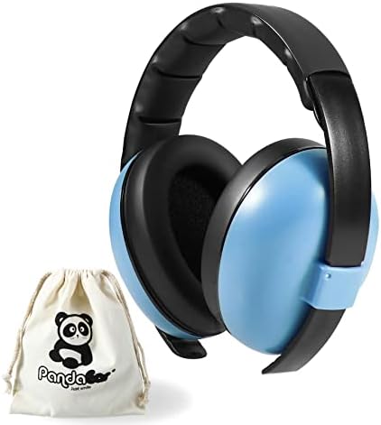 PandaEar Baby Ear Protection Noise Cancelling HeadPhones Ages 0-3 Years | Infant Hearing Protection Earmuffs -Blue PandaEar