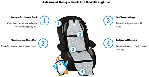 Детский бустер Cool Carats Car Seat Cooler для малыша с COOLTECH - охлаждающая подушка (Space) Cool Carats