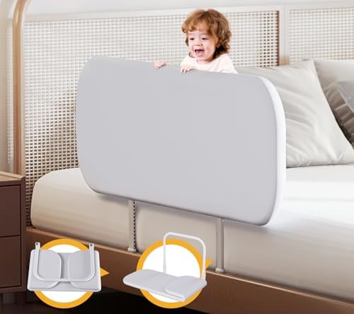 Toddler Bed Rails for Travel - Baby Guard Bed Rail Portable for Crib, Twin, Queen, Full, King Size Beds - Easy to Assemble, Safety Bed Side Rail for Toddlers and Kids Strenkitech