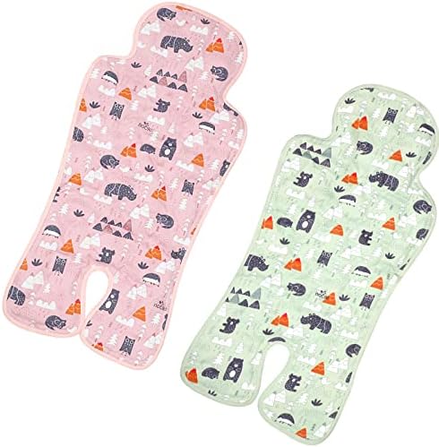 Pinkunn 2 Pcs Gel Car Seat Cooler Pad Summer Chair Ice Cushion Breathable Car Seat Pad Summer Cooler Seat Cushion Multifunctional Ice Mat for Stroller Baby Dining Chair, Safety Seat(Dinosaur, Sea) Pinkunn