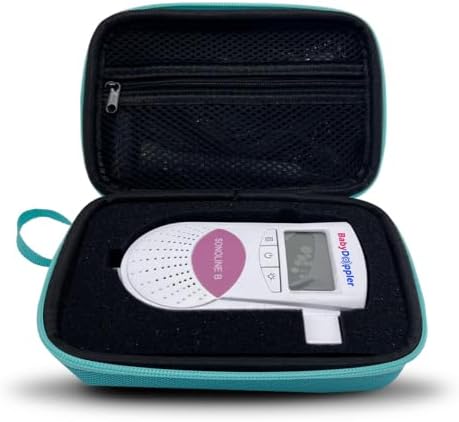 Travel Case for Sonoline B Fetal Doppler, the Official Hermitshell Hard Bag/Storage case - Fits Baby Doppler Heartbeat Monitor (CASE ONLY, Device Sold Separately) Baby Doppler