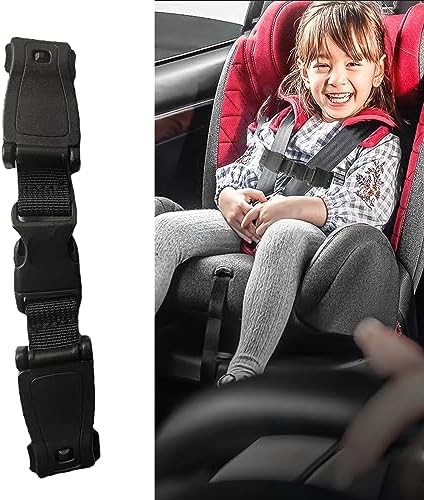 Seat Chest Harness Clip,Anti Escape Car Seat Strap Baby Harness Chest Clip,Baby Anti-Slip Safety Strap,for Car Seats,Strollers,High Chairs,Baby Carrier,Schoolbags(Black) LiXiongBao