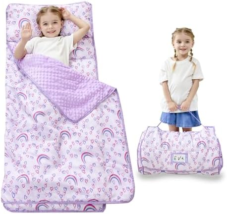 Детский спальный мешок Lasoftan Toddler Nap Mat с подушкой и пледом, Extra Large Lasoftan