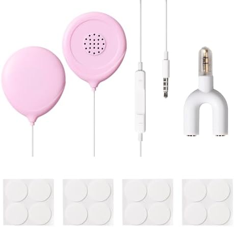 Baby Bump Headphones-Prebatal Belly Speakers for Women During Pregnancy,Play and Share Music to Your Baby(Pink) Pumwoy