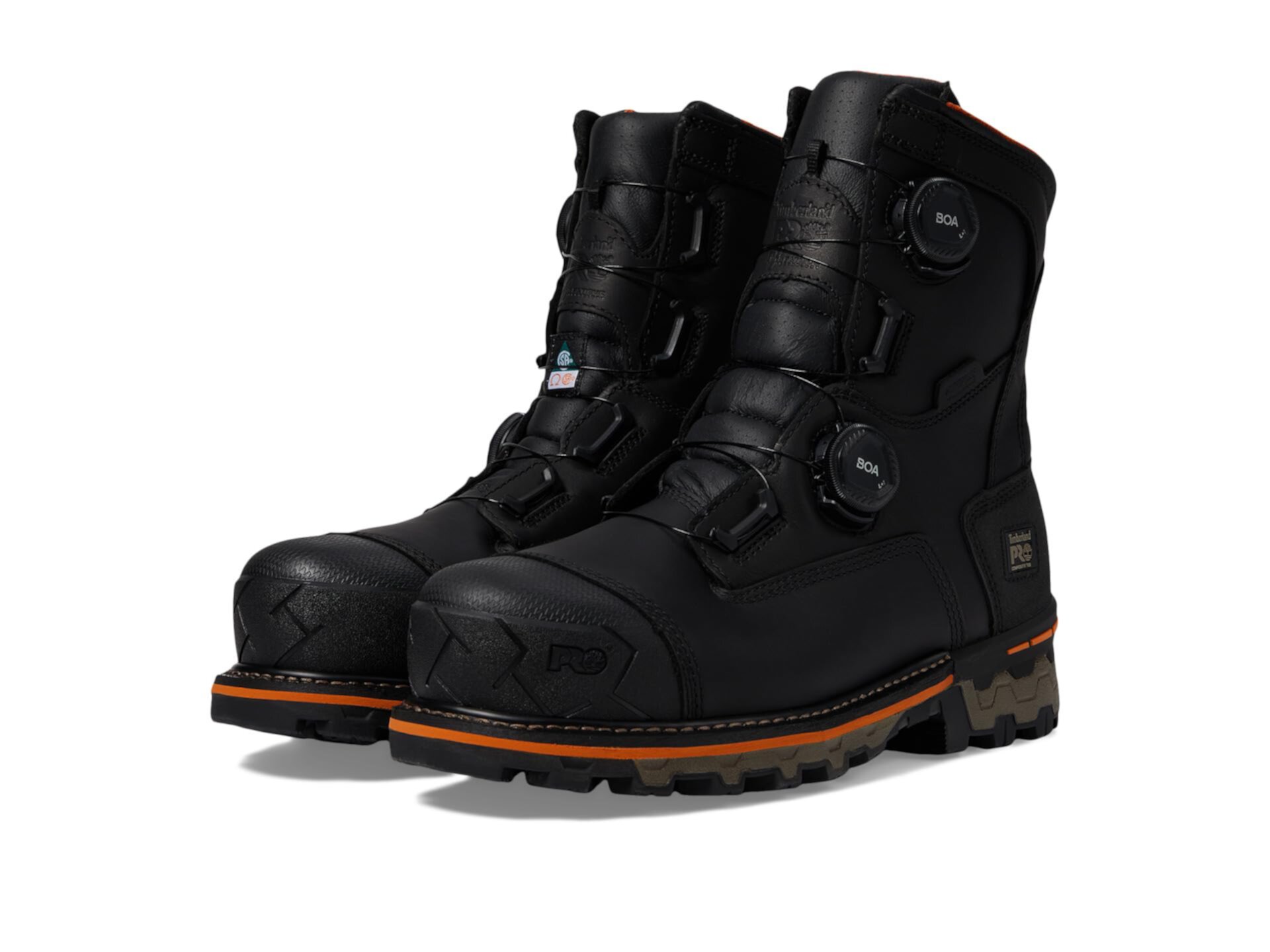 Мужские Рабочие ботинки Timberland Boondock BOA 8 дюймов Композитный safety toe Водонепроницаемые Прокольные Timberland