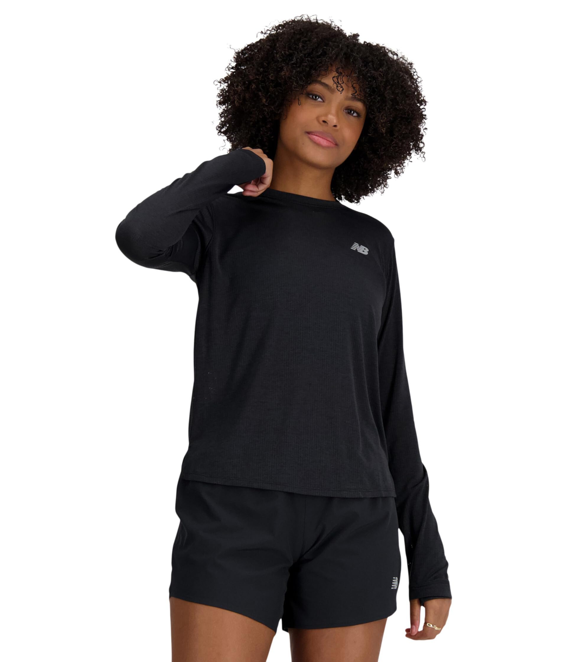 Женская Спортивная Одежда New Balance Athletics Long Sleeve New Balance