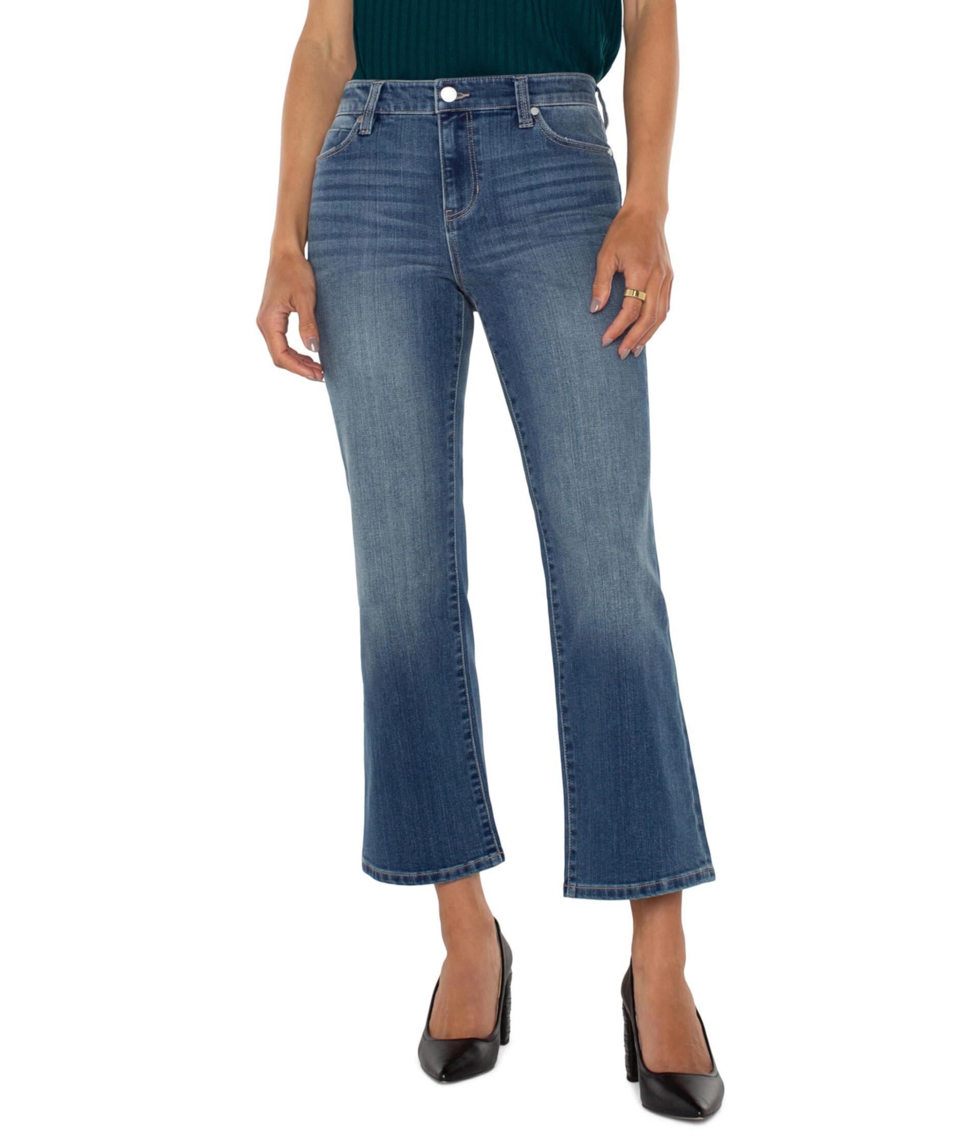 Женские Широкие джинсы Liverpool Los Angeles Hannah Mid-Rise Cropped Flare Eco Denim Liverpool Los Angeles