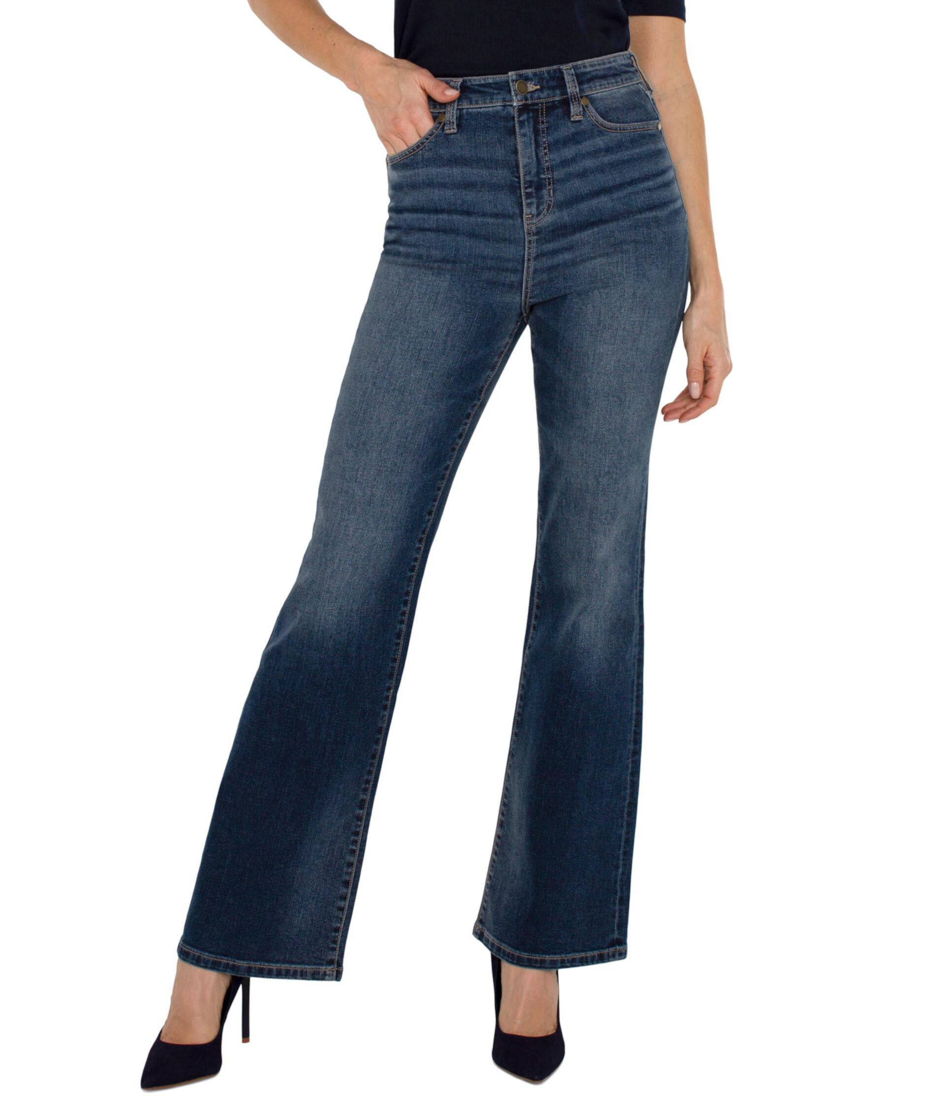 Женские Широкие джинсы Liverpool Los Angeles Hannah Mid-Rise Cropped Flare Eco Denim Liverpool Los Angeles